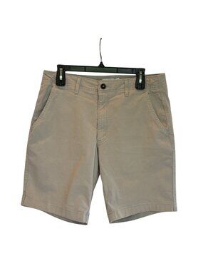 True Craft Men's Khaki Shorts - Size 33W
